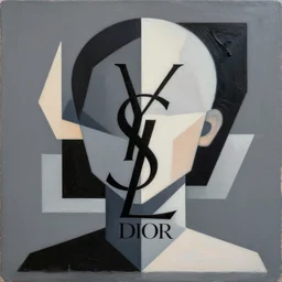 YSL x Dior x Ashura Profile Picture by Sachin Teng, asymmetrical, Organic Painting , Matte Painting,  geometric shapes, hard edges, graffiti, street art,:2 by Sachin Teng:4