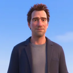 calm gene hackman at 3 0 years old as a pixar disney character from up ( 2 0 0 9 ), unreal engine, octane render, 3 d render, photorealistic
