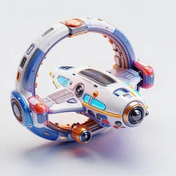 ultra detailed photorealistic the c 4 d render spaceship portal, cinematic light, sci fi toy, glossy, cybernetic machines, colorful, wires, robotics, futuristic decor, trending on artstation, global illumination, ultra realistic illustration, matte painting, high detailed, unreal engine, octane render