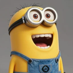an epic painting minion laugh out loud with tears, perfect composition, golden ratio, beautiful detailed, photorealistic, digital painting, concept art, smooth, sharp focus, illustration, artstation trending, octane render, unreal engine