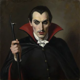 a painting of a vampire by peter ilsted