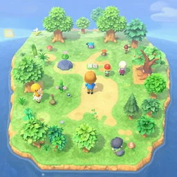 tunic the video game map in the style of animal crossing meets legend of zelda breath of the wild
