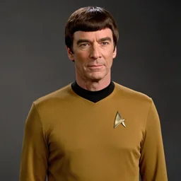 jim parsons as spock of star trek original series