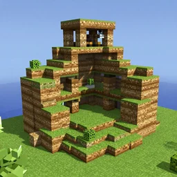 the most aesthetically pleasing Minecraft fallout shelter, rtx on, high resolution, gaming