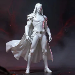hyper detailed full body character concept digital painting master piece of a white cloathed superhero, hyper realistic, specular highlights, unreal engine 6 octane rendering ray tracing, atmospheric perspective, scary atmospheric lighting, vivid color scheme, by cristian sauret