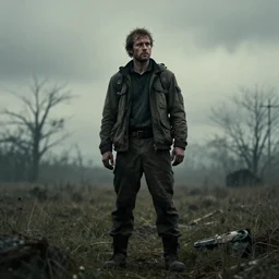 photograph of the last man on earth