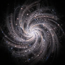 a fractal pattern in light caustics