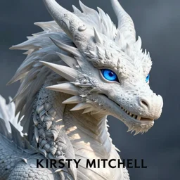 blue eyes white dragon by kirsty mitchell
