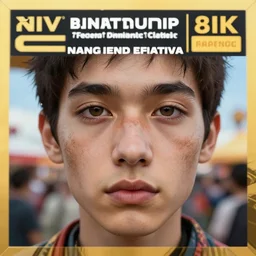 the face of a calm person at a festival who has glimpsed the fourth dimension, intricately detailed, beautiful face, detailed eyes, award winning, 8 k