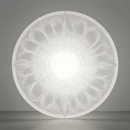 a beautifully liminal rendering of luminous minimalism by dan flavin and ernst haeckel