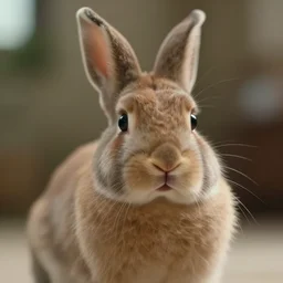 a cinematic closeup of a human rabbit, ultra realistic, canon, 3 5 mm, bokeh, coherent, warm colors