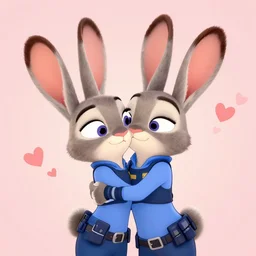 fan art of Judy Hopps in a romantic mood, deviantart