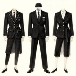 a men clothes designed by coco chanel