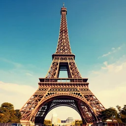 fallout eiffel tower concept art, vibrant colors, 8 k photorealistic, hd, high details, trending on artstation