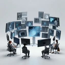 concept art of the consequences of a total media environment
