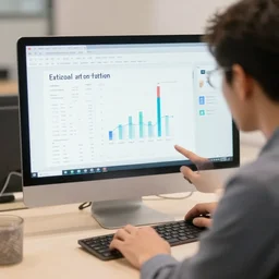 a man testing the new parameters