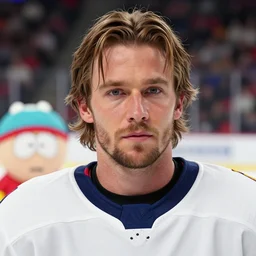 a closeup photorealistic photograph of wayne gretzky as an actor in a scene in the show south park. bright scene. fine detail. this 4 k hd image is trending on artstation, featured on behance, well - rendered, extra crisp, features intricate detail, epic composition and the style of unreal engine.