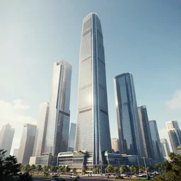 crisp future city arcology skyscraper rigid perfection render 3 8 4 0 x 2 1 6 0 color grading lut natural illumination