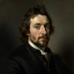 a silent man, oil painting by rembrandt