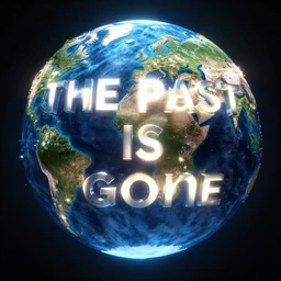 the past is gone,, global lighting, digital art, artstation