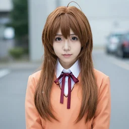 portrait photo still of real life haruhi suzumiya, 8 k, 8 5 mm f 1. 8