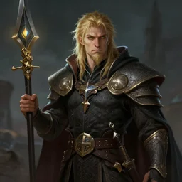 fantasy character art, drizzt do\'urden, portrait, color, trending on artstation