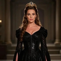 a shiny black ridley scott princess