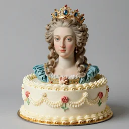baroque rococo portrait 🤣🥳 by Greg Hildebrandt high detail fancy cake