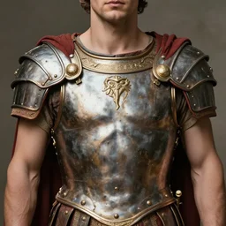 close - up of an ancient greek character in armor, by ilya kuvshinov, by thomas lawrence, by bayard wu, symmetrical
