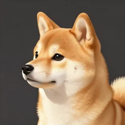 cartoon of an anthropomorphic shiba inu fursona, profile picture, highly detailed artwork, furry art, pixiv, furaffinity, DeviantArt, trending on artstation,