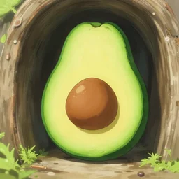 tunnel of avocado by shunji dodo, 8 k resolution, high quality