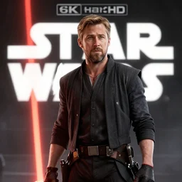 Ryan Gosling in Star Wars, 4K UHD image, octane render,