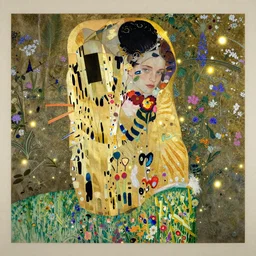 a head and shoulders portrait of alicia vikander surrounded by an explosion of wild flowers and fireflies, by joshua middleton, by alphonse mucha, by edgar maxence, by gustav klimt, by gregory manchess, by wes anderson, by wayne barlowe, by james gilleard, intricate, detailed, single head, octane render