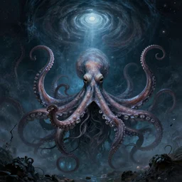 incomprehensible otherworldly eldritch horror amalgamation of cosmic horror tentacles tendrils octopus squid deep space universe dimension warp portals and dimension shattering warp jumps by greg rutowski and james gurney artstation hyperrealism ralph lacoste ralph mcquarrie ralph lacoste esoteric hypnogogic ethereal ethereality