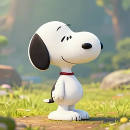 Snoopy from Peanuts in Breath of the Wild, high quality