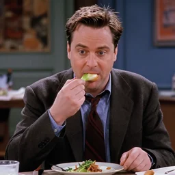 dwight k. schrute eats a leek