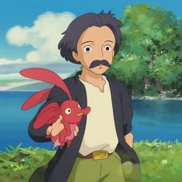louis pasteur in nausicaa of ponyo