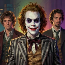formal portrait of steve buscemi as beetlejuice. digital art by eugene de blaas, ross tran, and nasreddine dinet, vibrant color scheme, intricately detailed, in the style of romanticism, cinematic, lighting background, artstation, greg rutkowski