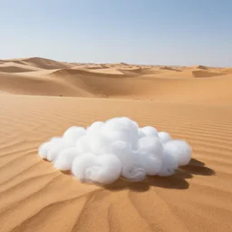 landscape of a desert with dunes made out of Orbeez, photography