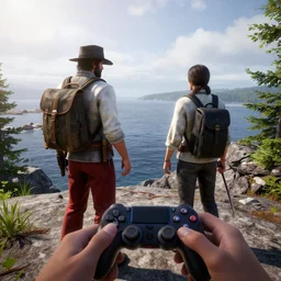 acadia national park, red dead redemption 2, playstation 4