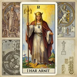 the hermit from major arcana character concept art, digital painting, mixed media, trending on artstation and deviantart, epic composition, magnum opus, highly detailed, 8 k