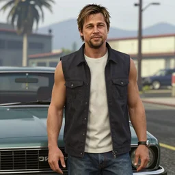 Brad Pitt by GTA5 style