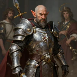 male dwarf paladin of vengeance, highly detailed, digital painting, artstation, sharp focus, illustration, art by tan zi and ayanamikodon and alphonse mucha and wlop