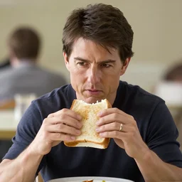 Tom Cruise complaining about his sandwich