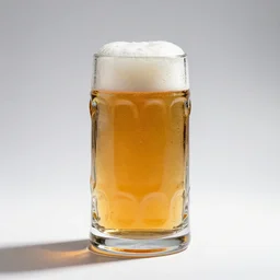 velvet beer stein, professional product shot, isolated on a pure white background, centered, entire object in frame, sharp focus, soft studio lighting