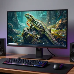 gaming monitor lizard
