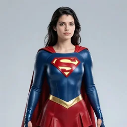 the futuristic supergirl, digital art, ultra detailed