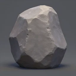 large boulder, stylized stl, 3 d render, activision blizzard style, hearthstone style