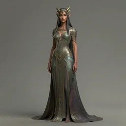 side shot centered portrait, maya ali wind sorcerer, art nouveau octane render, matte painting concept art by thibault girard