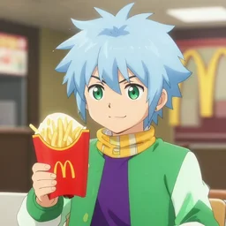Rimuru at McDonald's